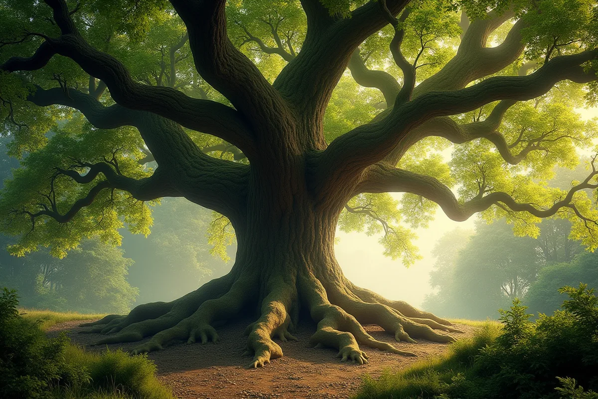 Yggdrasil, l'arbre cosmique reliant les mondes de la mythologie nordique