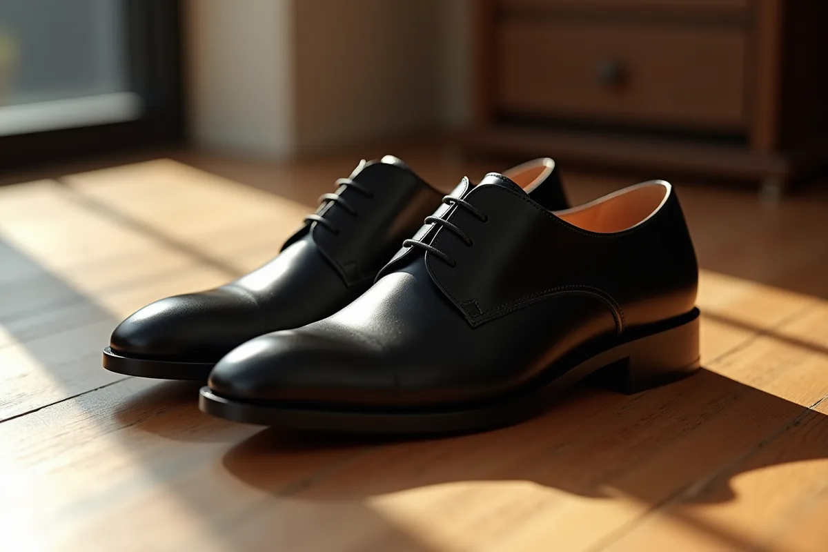 Chaussures noires pour homme adaptées à toutes les occasions élégantes