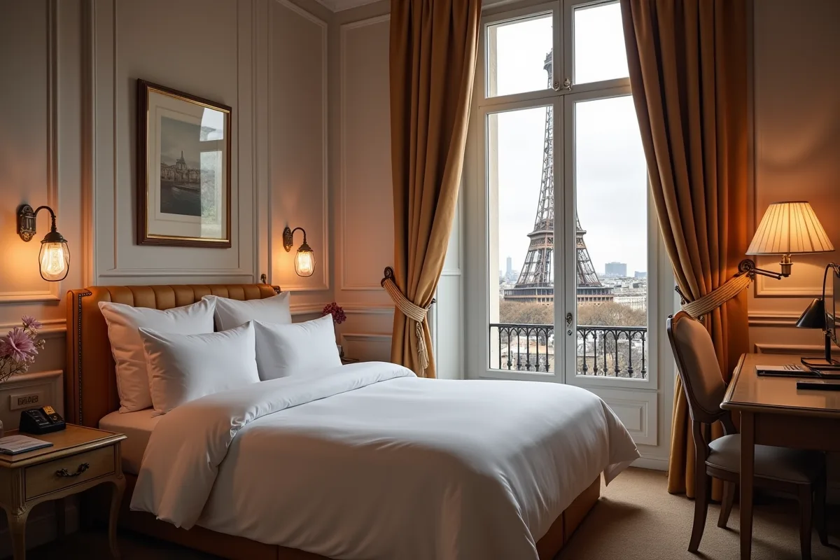 Hôtel trois étoiles à Paris offrant confort et services de qualité
