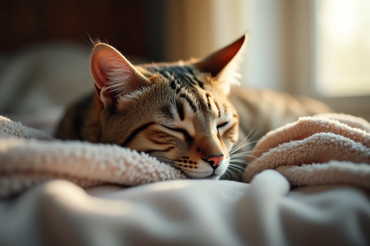 Signes de vieillissement et de fin de vie chez un chat