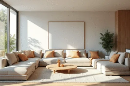 Appartement T3 avec deux chambres et salon non séparé