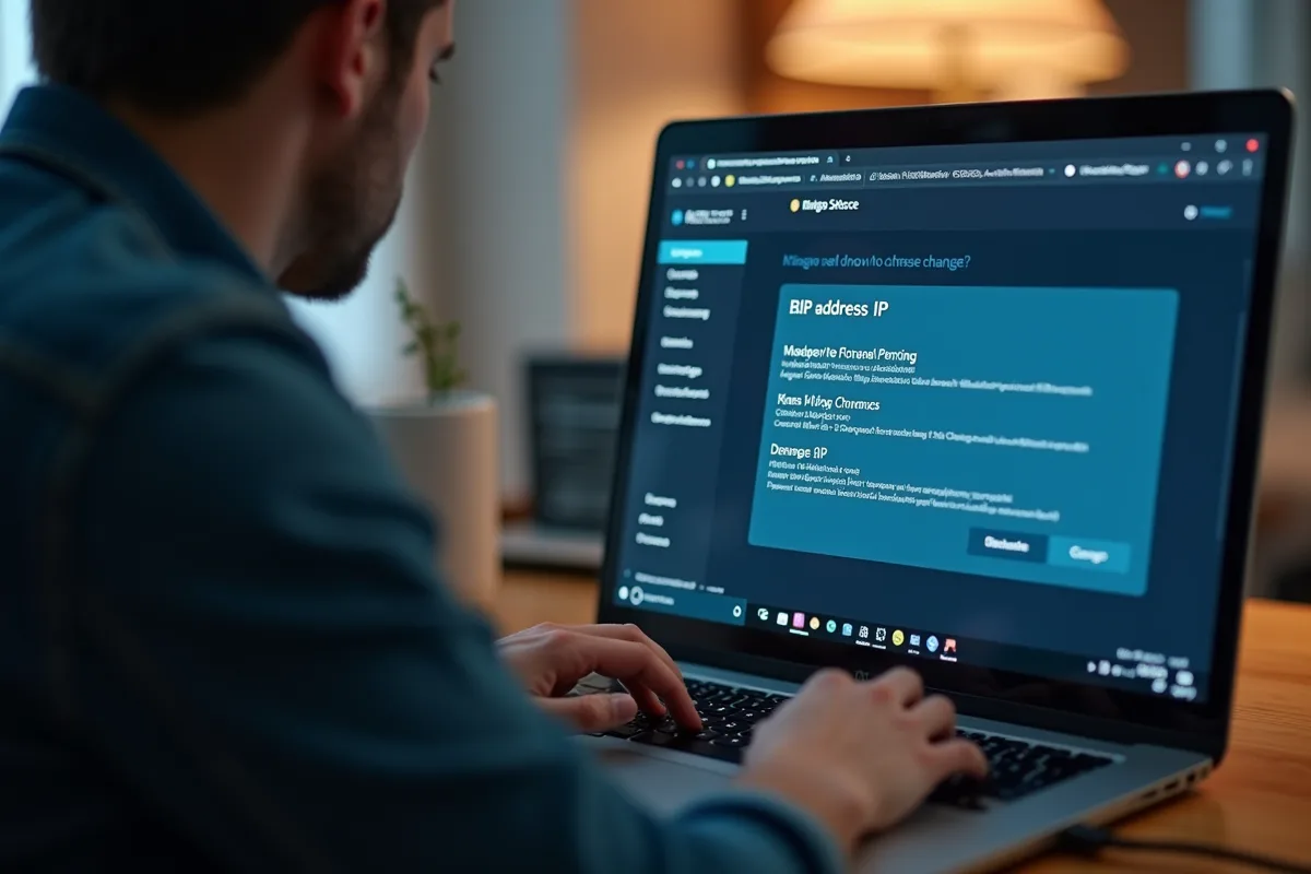 Navigateur masquant son adresse IP pour plus de confidentialité