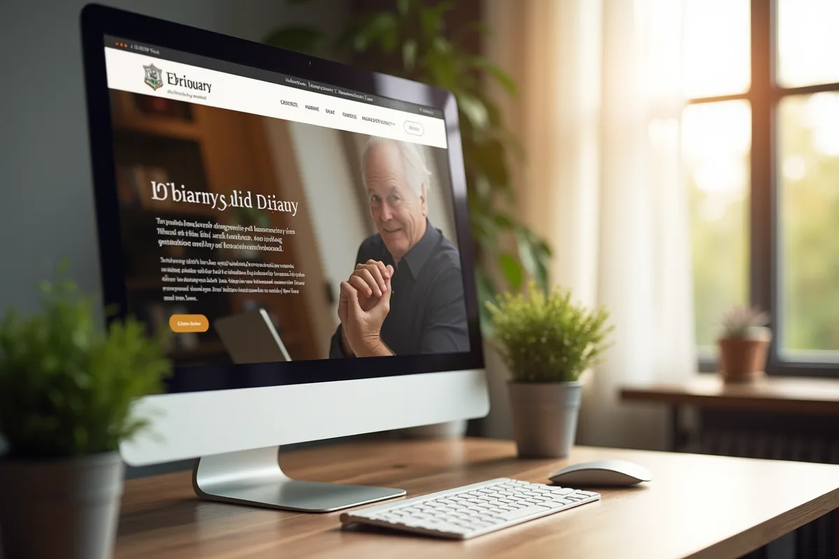 Interface conviviale de Libra Memoria pour consulter des avis de décès