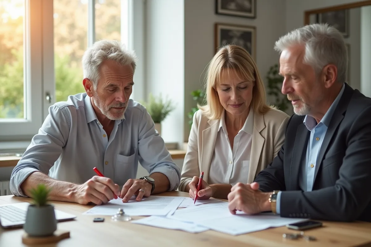 Discussion tendue sur le paiement de l'estimation de maison
