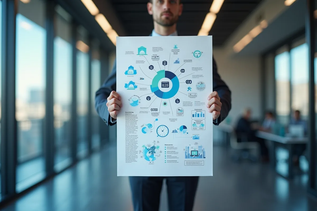Infographie illustrant les types de transformation numérique et leurs impacts