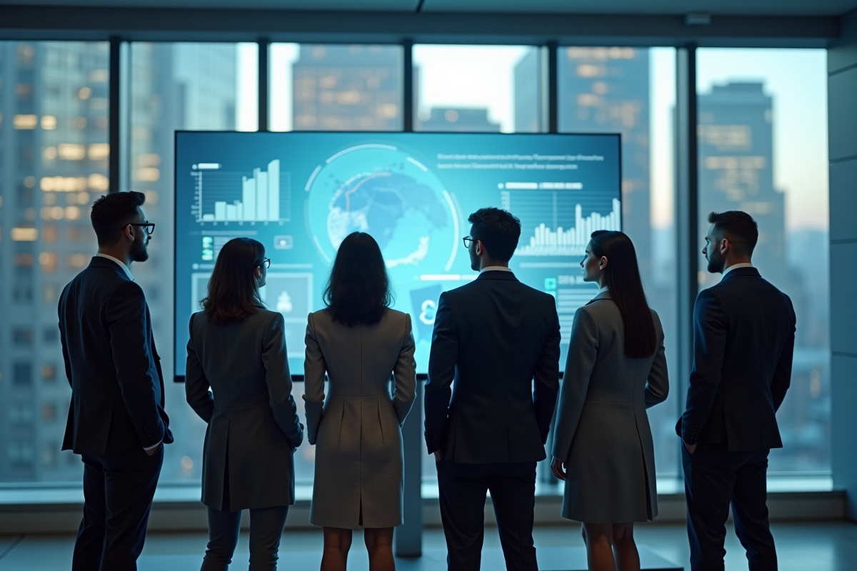 Professionnels collaborant autour d